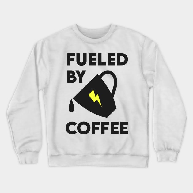 Fueled by Coffee Crewneck Sweatshirt by Enzai